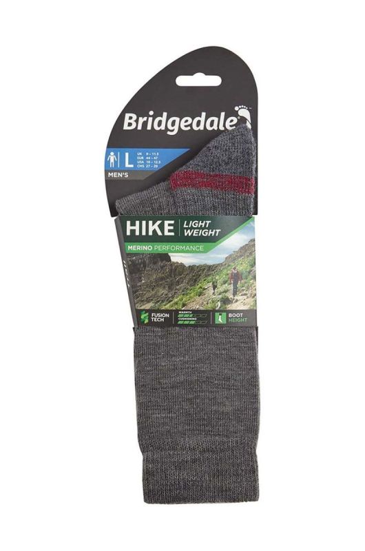 Шкарпетки Bridgedale Lightweight Merino Performance колір сірий (2843159) фото 2