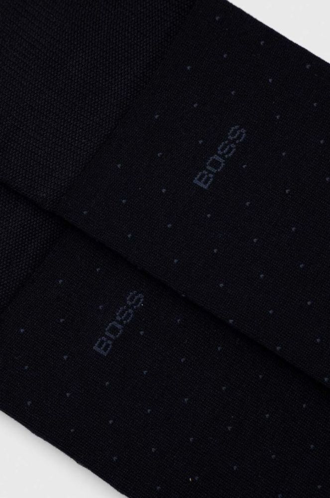 Шкарпетки BOSS чоловічі колір синій фото 2