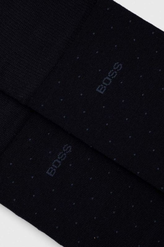 Шкарпетки BOSS чоловічі колір синій фото 2