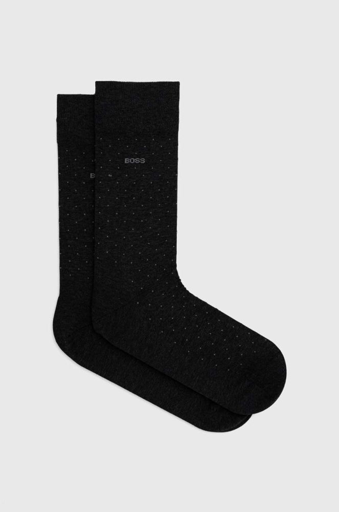 Шкарпетки BOSS чоловічі колір сірий (3581727)