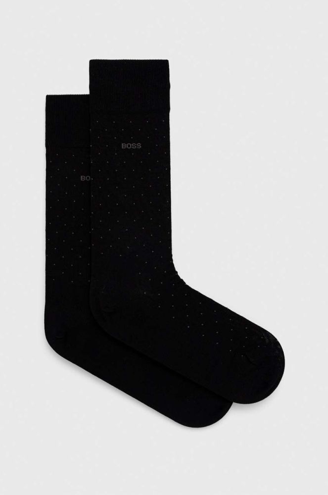 Шкарпетки BOSS чоловічі колір чорний (2999153)