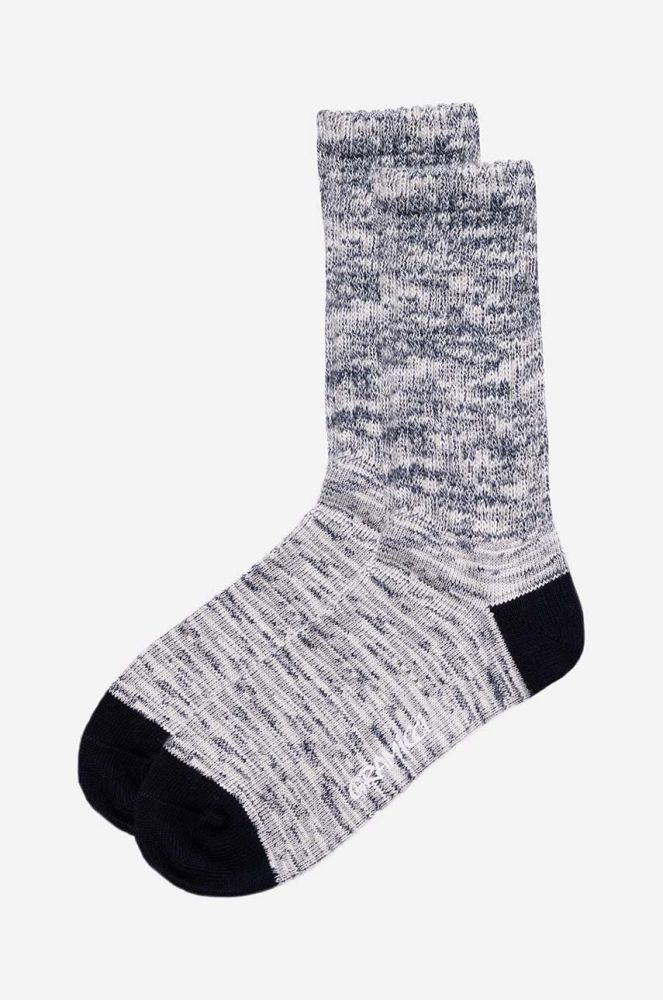 Шкарпетки Gramicci  Soft Rib Crew Socks чоловічі колір сірий 22AW.06-grey