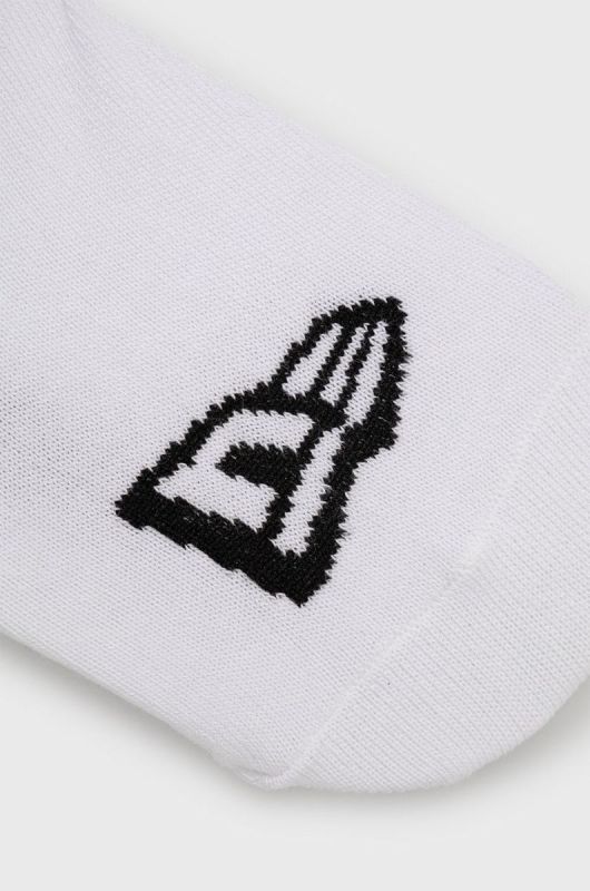 Шкарпетки New Era (3-pack) колір сірий фото 2