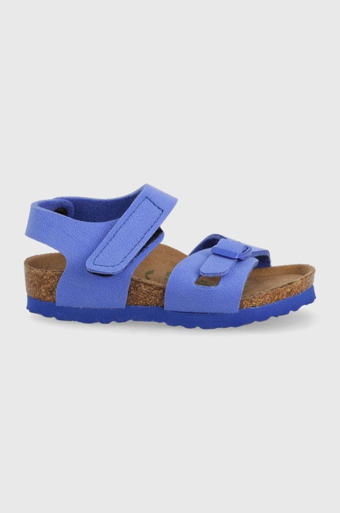 Дитячі сандалі Birkenstock Narrow Width колір блакитний (2458118)