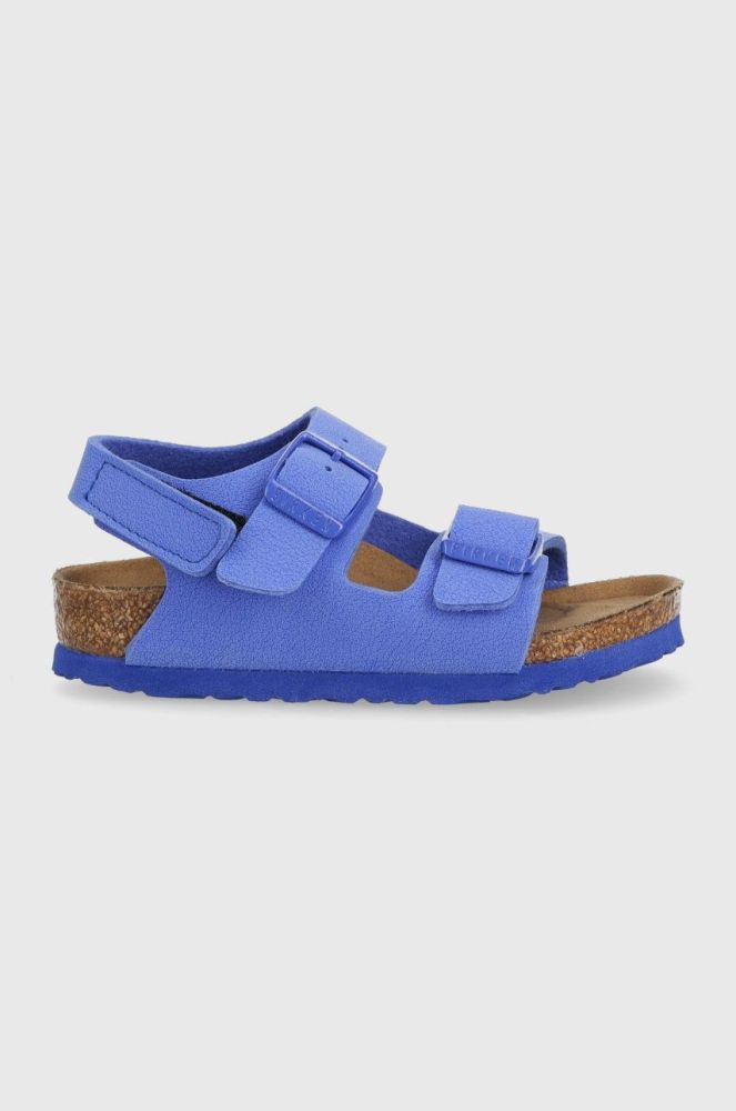 Дитячі сандалі Birkenstock Narrow Width колір блакитний (2488214)