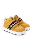 Дитячі шкіряні кросівки Garvalin колір жовтий (2732576)