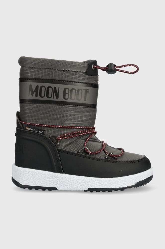 Дитячі чоботи Moon Boot колір сірий (2761942)