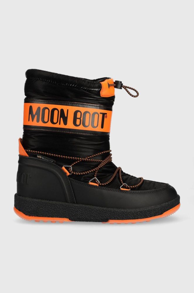 Дитячі чоботи Moon Boot MOON BOOT JR BOY SPORT колір чорний