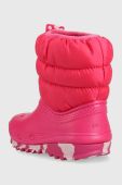 Дитячі чоботи Crocs колір рожевий (2714127)