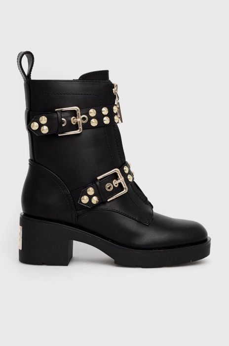 Черевики Guess Pimen жіночі колір чорний каблук блок