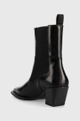Шкіряні черевики Vagabond Shoemakers Alina жіночі колір чорний каблук блок (2690162) Шкіряні черевики Vagabond Shoemakers Alina жіночі колір чорний каблук блок (2690162)