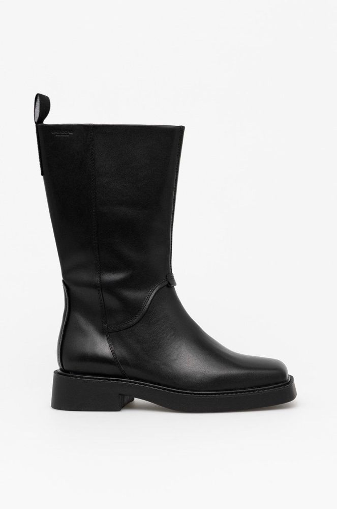 Шкіряні черевики Vagabond Shoemakers Jillian жіночі колір чорний на плоскому ходу (2659959)