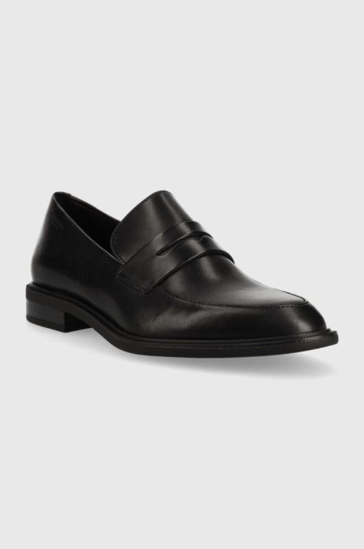 Шкіряні мокасини Vagabond Shoemakers Frances 2.0 жіночі колір чорний на плоскому ходу (2595387) фото 2