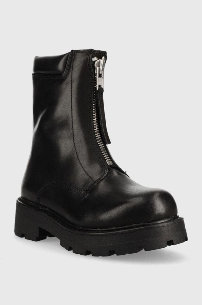 Шкіряні черевики Vagabond Shoemakers Cosmo 2.0 жіночі колір чорний на платформі (2778281) фото 2