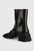 Шкіряні черевики Vagabond Shoemakers Ansie жіночі колір чорний каблук блок