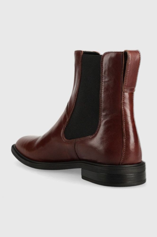 Шкіряні черевики Vagabond Shoemakers Frances 2.0 жіночі колір коричневий на плоскому ходу фото 3
