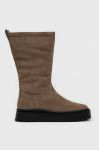 Замшеві черевики Vagabond Shoemakers Stacy жіночі колір бежевий на платформі утеплене (2704152) Замшеві черевики Vagabond Shoemakers Stacy жіночі колір бежевий на платформі утеплене (2704152)