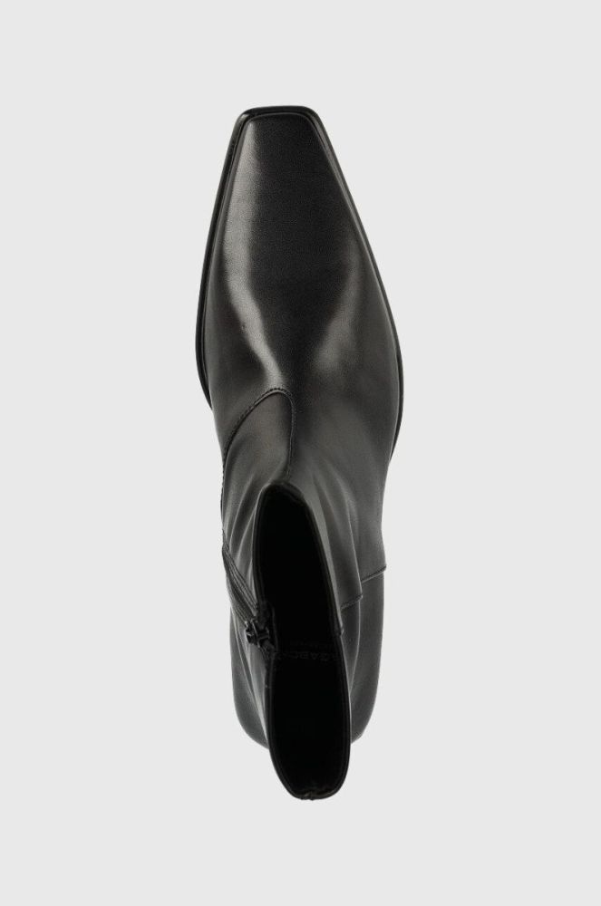 Шкіряні черевики Vagabond Shoemakers Nella жіночі колір чорний на плоскому ходу фото 4