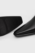 Шкіряні чоботи Vagabond Shoemakers Nella жіночі колір чорний на плоскому ходу