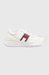 Кросівки Tommy Jeans Fashion Retro Run колір білий Кросівки Tommy Jeans Fashion Retro Run колір білий