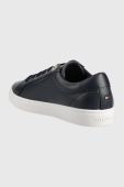 Шкіряні кросівки Tommy Hilfiger Corporate Tommy Cupsole колір синій