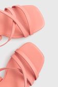 Шкіряні туфлі Tommy Hilfiger Elevated Th High Heel колір рожевий Шкіряні туфлі Tommy Hilfiger Elevated Th High Heel колір рожевий