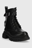 Шкіряні черевики Big Star жіночі колір чорний на платформі злегка утеплена (2634705) Шкіряні черевики Big Star жіночі колір чорний на платформі злегка утеплена (2634705)