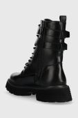 Черевики Big Star жіночі колір чорний на платформі злегка утеплена