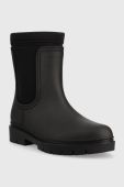 Гумові чоботи Tommy Hilfiger Rain Boot Ankle жіночі колір чорний