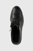 Черевики Tommy Hilfiger Outdoor Heel Lace Up Boot жіночі колір чорний каблук блок