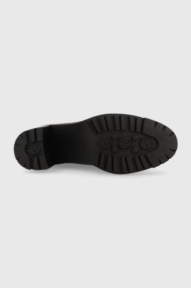 Черевики Tommy Hilfiger Outdoor Heel Lace Up Boot жіночі колір чорний каблук блок фото 5