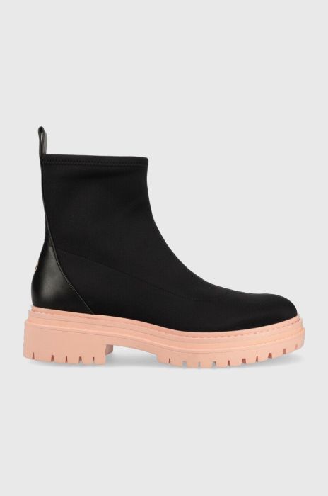 Черевики MICHAEL Michael Kors Comet жіночі колір чорний на плоскому ходу (2488247) Черевики MICHAEL Michael Kors Comet жіночі колір чорний на плоскому ходу (2488247)