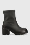 Черевики Tommy Jeans Tommy Jeans Heeled Boot жіночі колір чорний каблук блок (2716626) Черевики Tommy Jeans Tommy Jeans Heeled Boot жіночі колір чорний каблук блок (2716626)