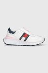 Кросівки Tommy Jeans Tommy Jeans Retro Fashion Run колір білий Кросівки Tommy Jeans Tommy Jeans Retro Fashion Run колір білий