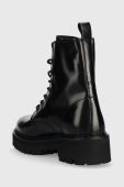 Шкіряні черевики Tommy Jeans Urban Tommy Jeans Lace Up Boot жіночі колір чорний на платформі Шкіряні черевики Tommy Jeans Urban Tommy Jeans Lace Up Boot жіночі колір чорний на платформі