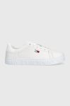 Шкіряні кросівки Tommy Jeans Cool Tommy Jeans Sneaker Ess колір білий Шкіряні кросівки Tommy Jeans Cool Tommy Jeans Sneaker Ess колір білий
