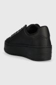 Шкіряні кросівки Tommy Jeans Tommy Jeans Flatform Ess колір чорний