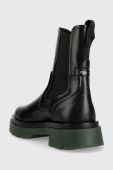 Шкіряні черевики Gant Meghany жіночі колір чорний на платформі (2872217) Шкіряні черевики Gant Meghany жіночі колір чорний на платформі (2872217)