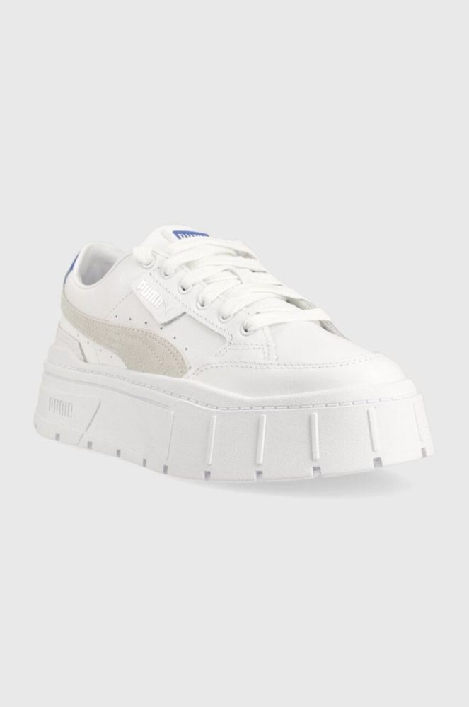 Шкіряні кросівки Puma Mayze Stack Wns колір білий 384363-01 (3201930) фото 2