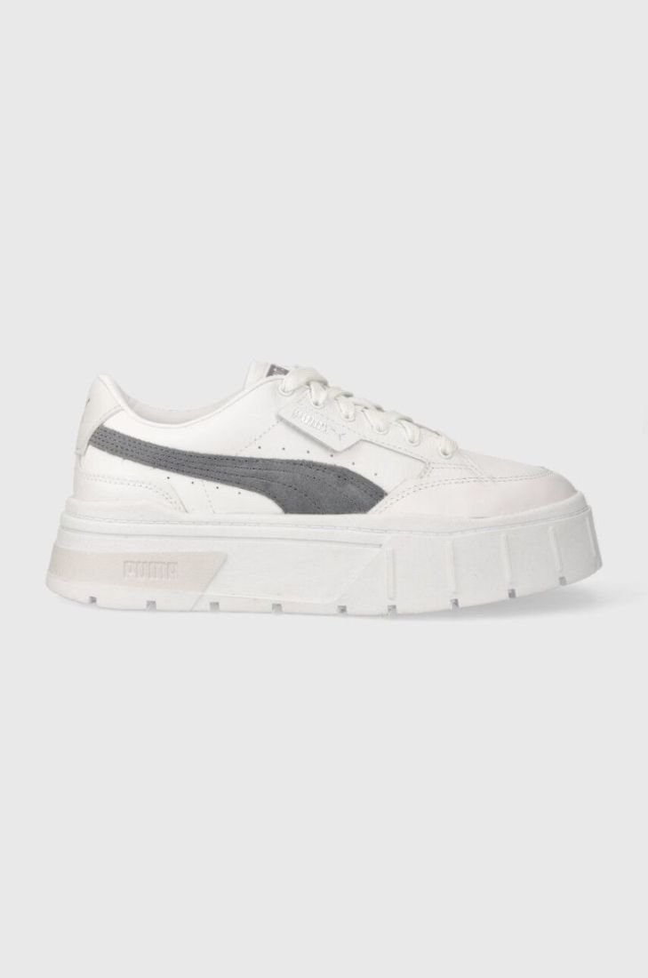 Шкіряні кросівки Puma Mayze Stack Wns колір білий 384363-01 (3364442)