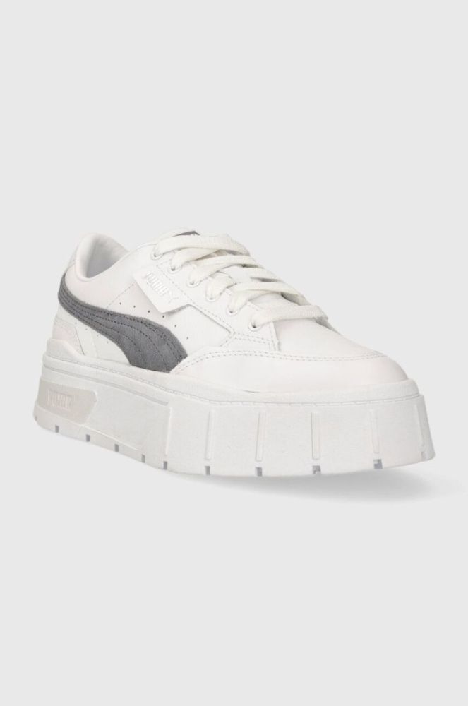 Шкіряні кросівки Puma Mayze Stack Wns колір білий 384363-01 (3364442) фото 2