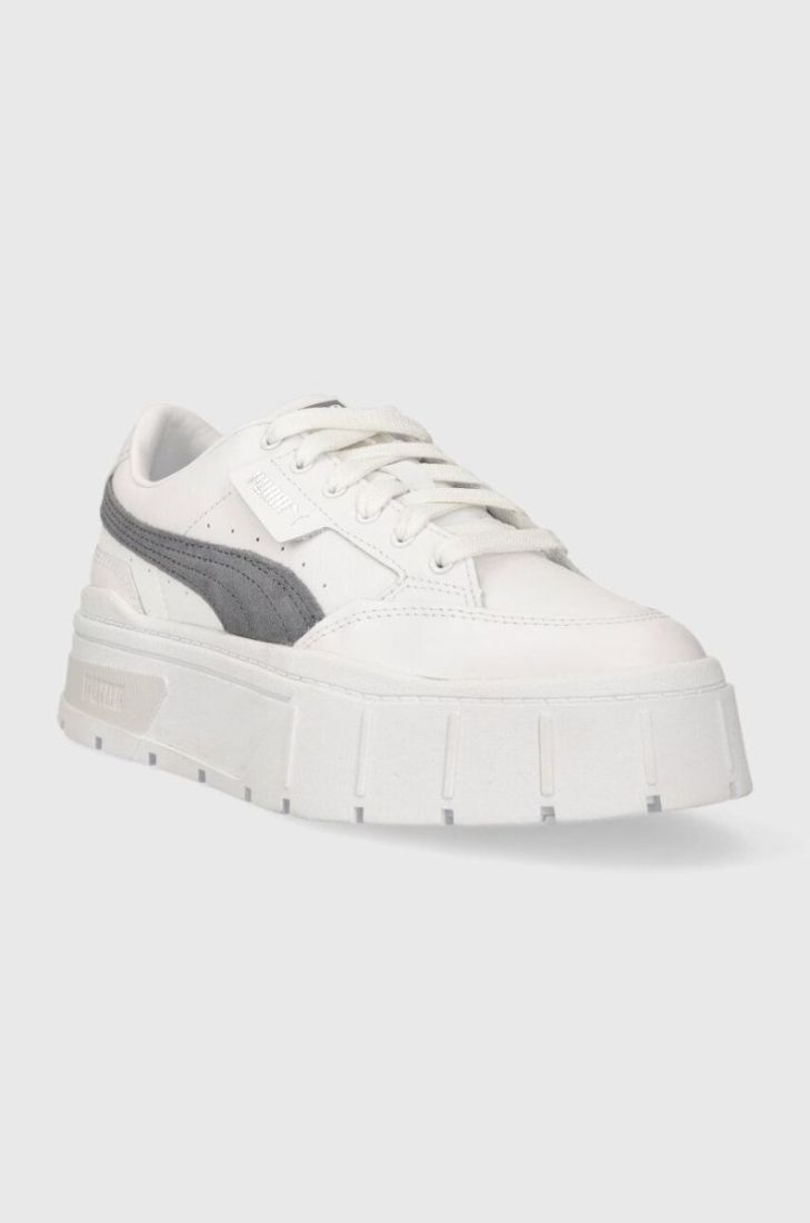 Шкіряні кросівки Puma Mayze Stack Wns колір білий 384363-01 (3364442)