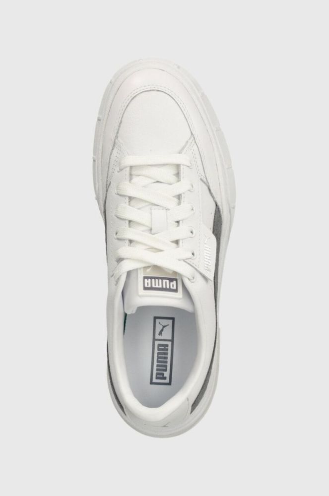 Шкіряні кросівки Puma Mayze Stack Wns колір білий 384363-01 (3364442) фото 4