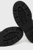 Шкіряні черевики Steve Madden Vroom жіночі колір чорний на платформі