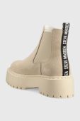 Замшеві черевики Steve Madden Veerly жіночі колір бежевий на платформі Замшеві черевики Steve Madden Veerly жіночі колір бежевий на платформі