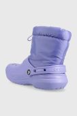 Зимові чоботи Crocs Classic Lined Neo Puff Boot Classic колір фіолетовий 206630