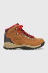 Черевики Columbia Newton Ridge Plus Waterproof жіночі колір коричневий Черевики Columbia Newton Ridge Plus Waterproof жіночі колір коричневий