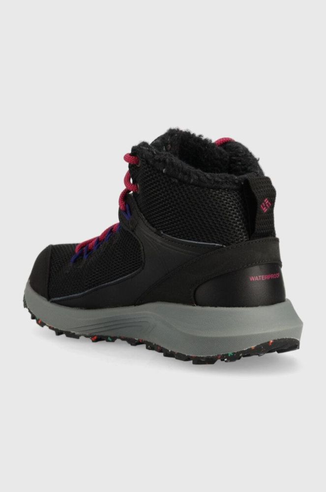 Черевики Columbia Trailstorm Mid Waterproof жіночі колір чорний утеплене фото 3