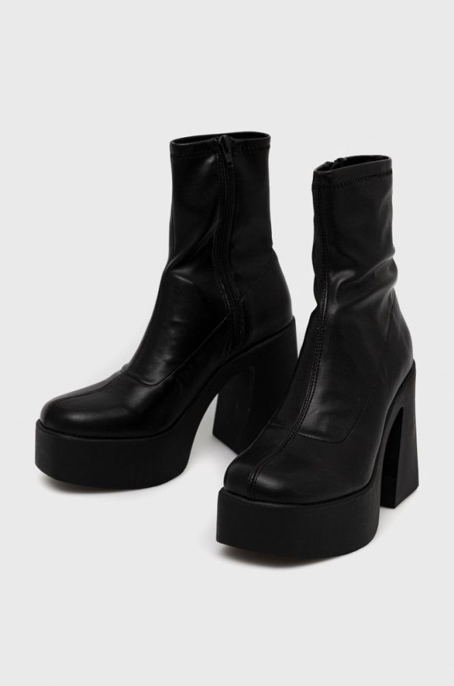 Черевики Aldo Grandstep жіночі колір чорний на платформі фото 2