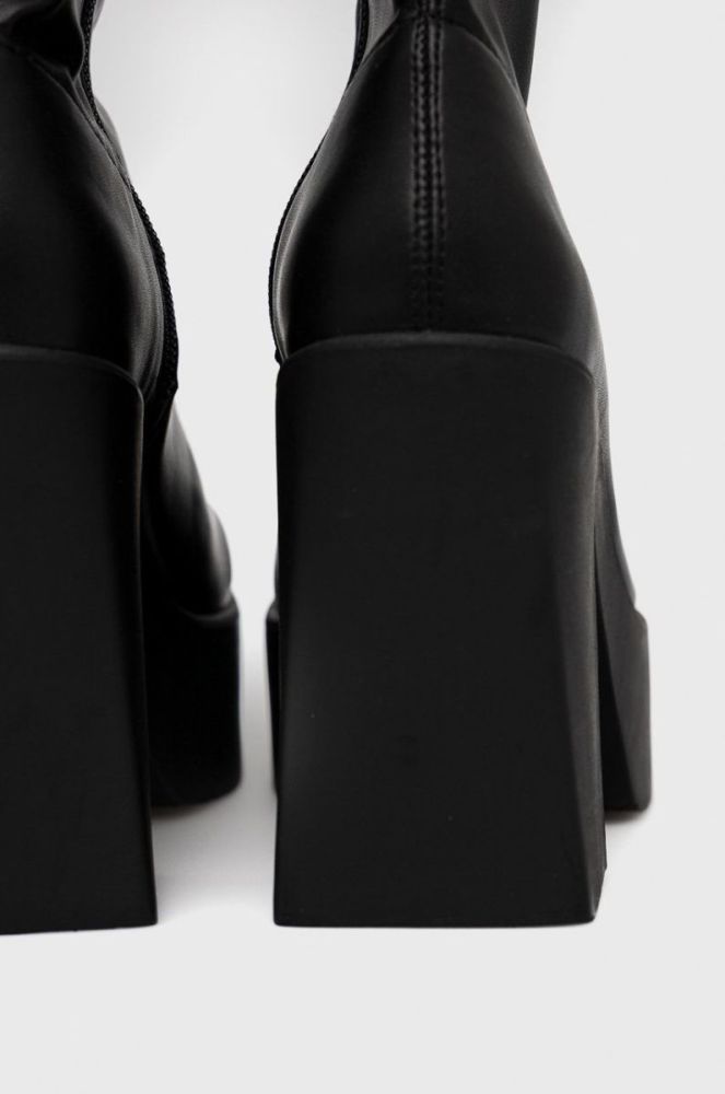 Черевики Aldo Grandstep жіночі колір чорний на платформі фото 3